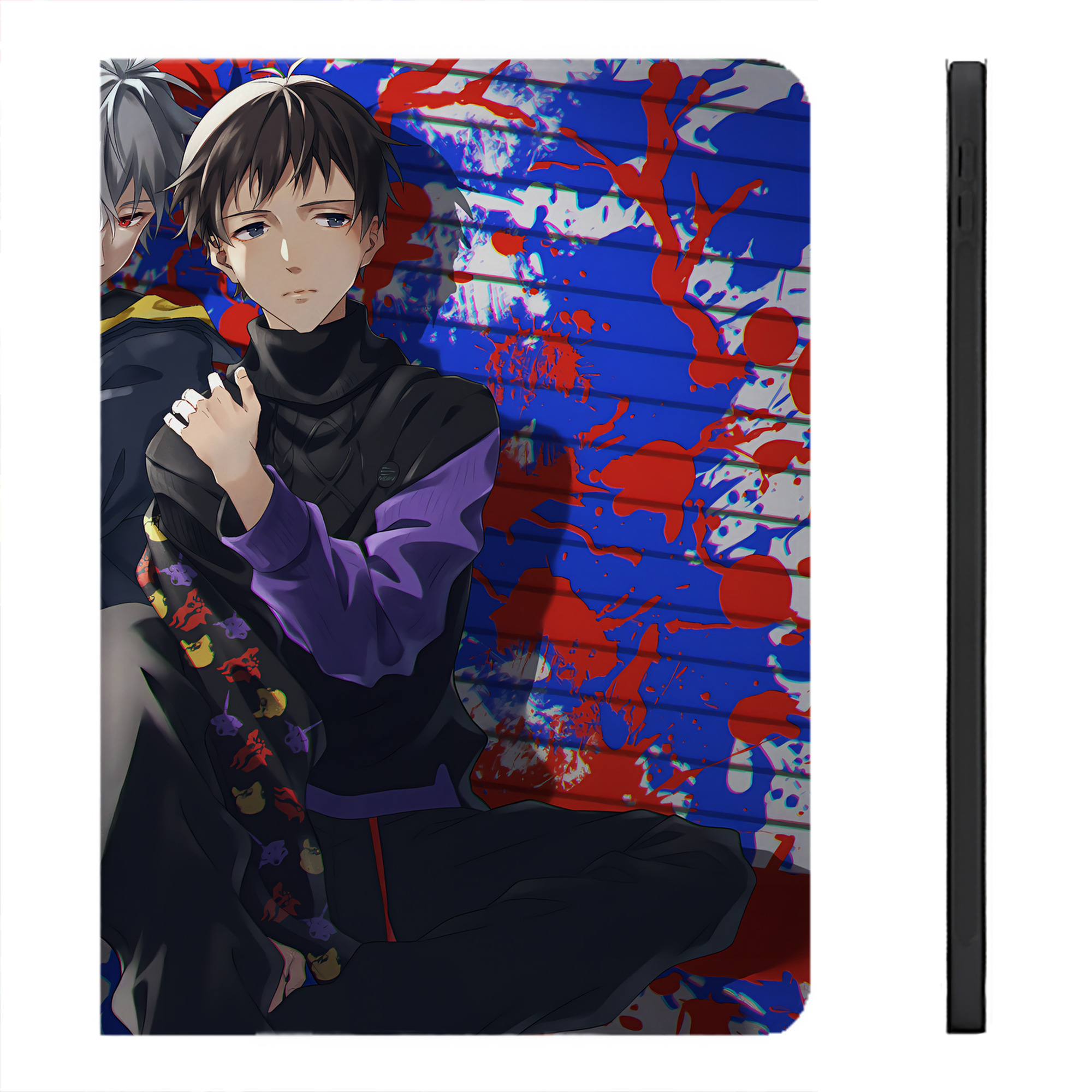 （画像用） EVA 新世紀エヴァンゲリオン IPadケース ペンホルダー付き ブックスタイルデザイン
